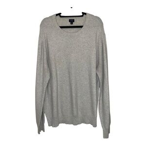 J. Crew Light Gray Crewneck Sweater
